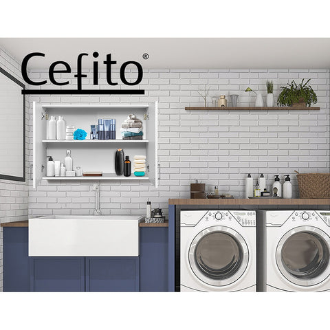 Image of Cefito Bathroom Cabinet 900mm Wall Mounted Cupboard