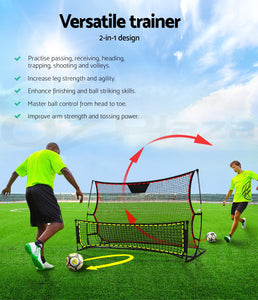 Everfit Portable Soccer Rebounder Net Volley Training Football Goal Trainer XL