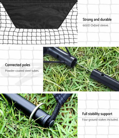 Image of Everfit Portable Soccer Rebounder Net Volley Training Football Goal Trainer XL