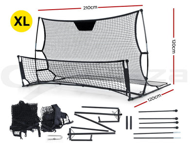 Everfit Portable Soccer Rebounder Net Volley Training Football Goal Trainer XL