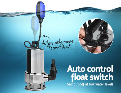 Image of Giantz Water Pump 1800W Submersible Pump Dirty Water Bore Sewage Septic Sewerage