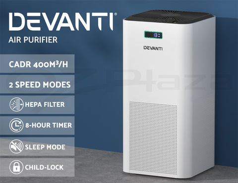 Image of Devanti Air Purifier Home Purifiers HEPA Filter