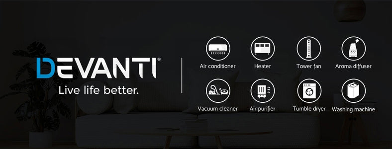 Devanti Air Purifier Home Purifiers HEPA Filter