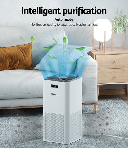 Image of Devanti Air Purifier Home Purifiers HEPA Filter