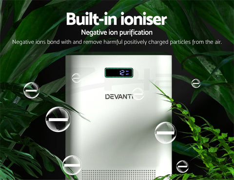 Image of Devanti Air Purifier Home Purifiers HEPA Filter