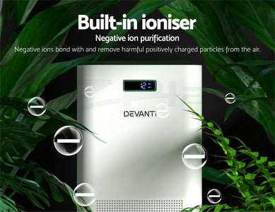 Devanti Air Purifier Home Purifiers HEPA Filter