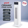 Pronti Electric Tower Heater PTC Ceramic 2000W White