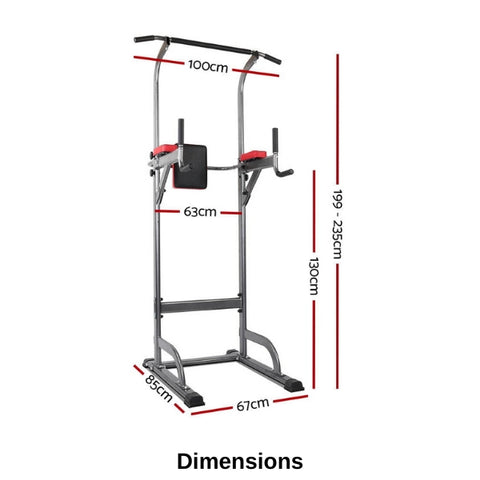 Image of Everfit Power Tower 4-IN-1 Multi-Function Station Fitness Gym Equipment