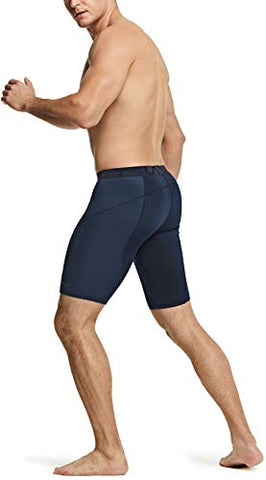 Image of Tesla Men's (Pack of 2) Compression Shorts Baselayer Cool Dry Sports Tights MUS67-VCH