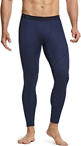 Image of Tesla Men's (Pack of 2) Compression Pants Baselayer Cool Dry Sports Tights Leggings MUP69-VCH