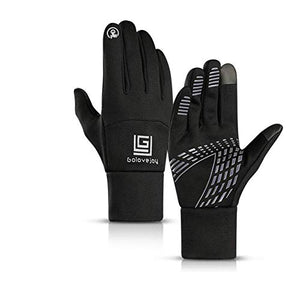 Touch Screen Gloves Outdoor Wind Water Proof Driving Running Winter Warm Glove for Women Men (XL)