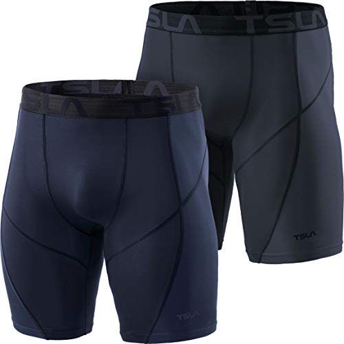 Tesla men's 2025 compression shorts