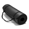 15MM Thick Yoga Mat Non-Slip Durable Exercise Fitness Gym Mat Lose Weight Pad (Black)