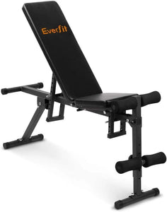 Everfit Adjustable Weight FID Bench Fitness Flat Incline Decline Press Home Gym