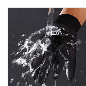 Touch Screen Gloves Outdoor Wind Water Proof Driving Running Winter Warm Glove for Women Men (XL)