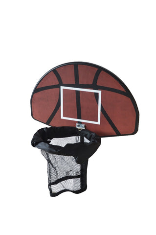 Image of Trampoline Basketball Hoop Ring Backboard Ball Set