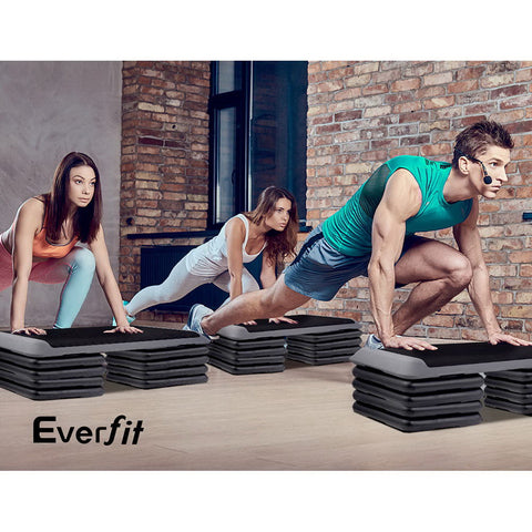 Image of Everfit Set of 4 Areobic Step Bench Step Risers