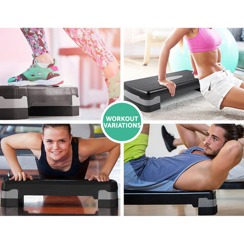 Image of Everfit 2 Level Block Aerobic Step Bench