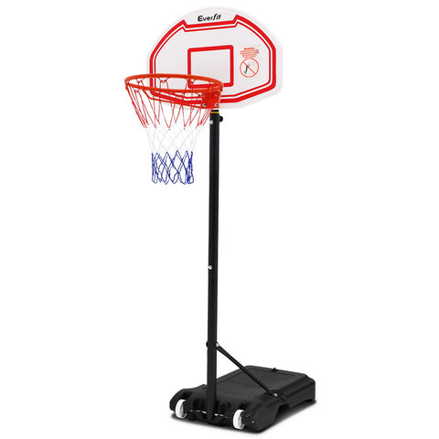 Image of Pro Portable Basketball Stand System Hoop Height Adjustable Net Ring