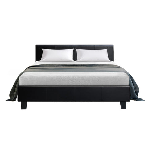 Image of Artiss Bed Frame Double Size Black NEO