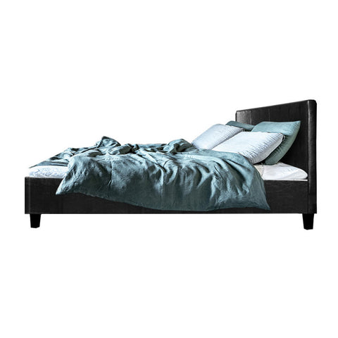 Image of Artiss Bed Frame Double Size Black NEO