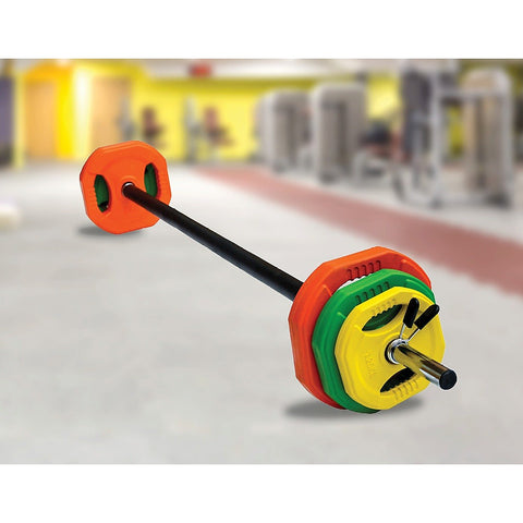 Image of rubber barbell