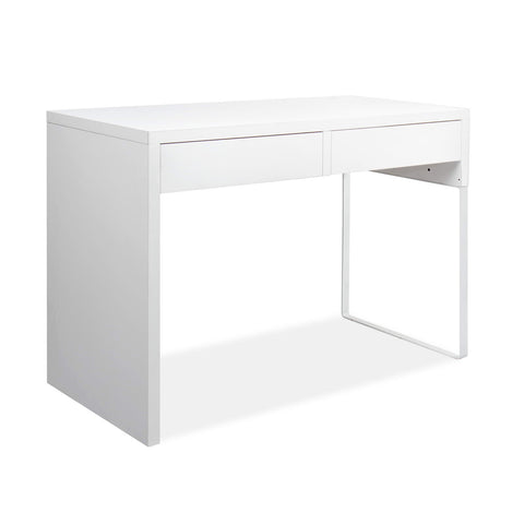 Image of Artiss Metal Desk with 2 Drawers - White