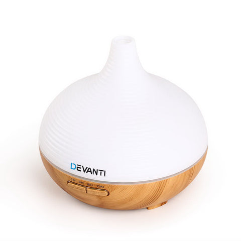 Image of DEVANTi Aroma Diffuser Air Humidifier Night Light 300ml