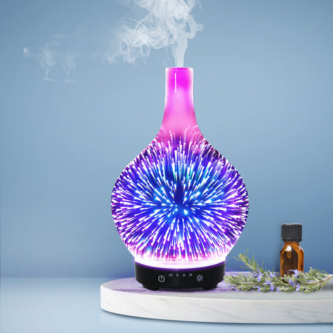 Image of Aroma Diffuser 3D LED Light Oil Firework Air Humidifier 100ml
