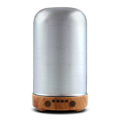 Image of Devanti Aromatherapy Diffuser Aroma Humidifier Ultrasonic 3D Light Essential Oil
