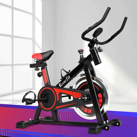 Image of Spin Bike Exercise Bike Flywheel Fitness Home Commercial Workout Gym Holder