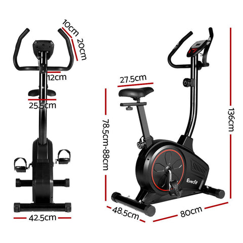 Image of Everfit Exercise Bike Training Bicycle Fitness Equipment Home Gym Trainer Black