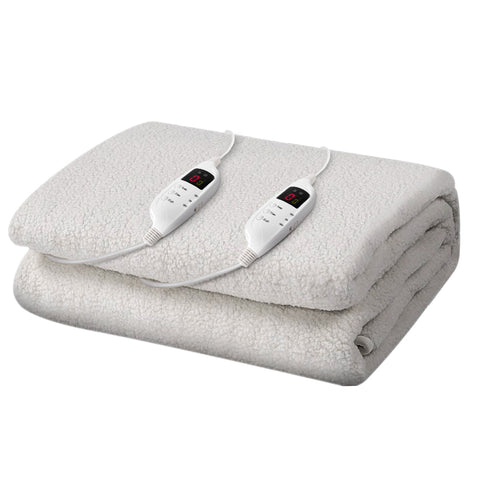 Image of Giselle Bedding Double Size Electric Blanket Fleece