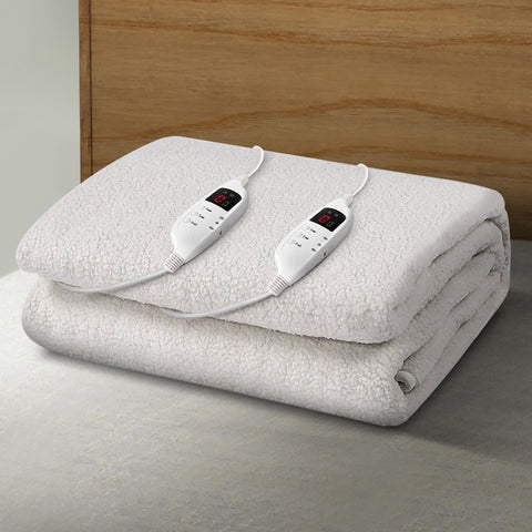 Image of Giselle Bedding Double Size Electric Blanket Fleece