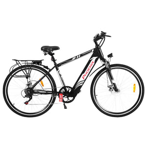 Phoenix 27 Electric Bike eBike e-Bike Mountain Bicycle City Battery Motorized Black"