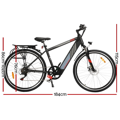 Image of Phoenix 27" Electric Bike Mountain Bicycle eBike e-Bike City Lithium Battery