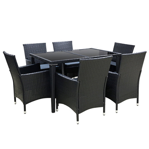 Image of Gardeon Outdoor Furniture 7pcs Dining Set