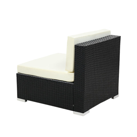 Image of 2PC Gardeon Outdoor Furniture Sofa Set Wicker Rattan Garden Lounge Chair Setting