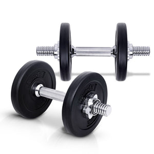Everfit 10KG Dumbbells Dumbbell Set Weight Plates Home Gym Fitness Exercise