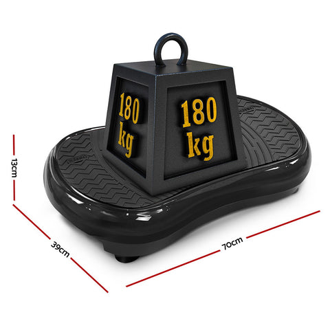 Image of Everfit Vibration Machine Plate Platform Body Shaper Home Gym Fitness Black