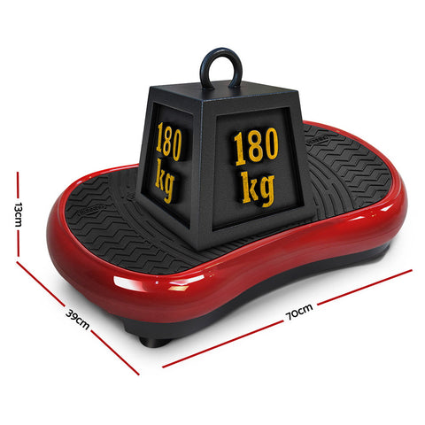 Image of Everfit Vibration Machine Plate Platform Body Shaper Home Gym Fitness Maroon