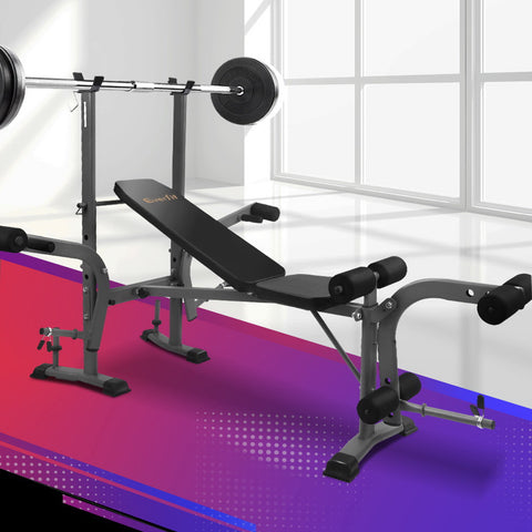 Image of Everfit Weight Bench Adjustable Bench Press 8-In-1 Gym Equipment