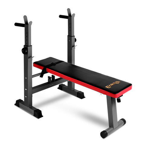 Image of Everfit Multi-Station Weight Bench Press Weights Equipment Fitness Home Gym Red