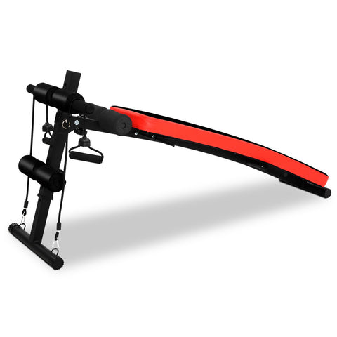 Image of Sit Up Weight Bench 02 Press Fitness Weights Adjustable Equipment Home Gym