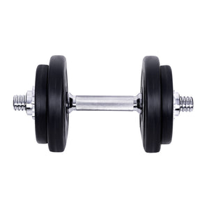 Everfit 20kg Dumbbell Set Weight Plates Dumbbells Lifting Bench