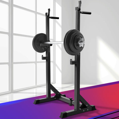 Image of Everfit Squat Rack Pair Fitness Weight Lifting Gym Exercise Barbell Stand
