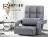 Artiss Floor Sofa Bed Lounge Chair Recliner Chaise Chair Swivel Grey