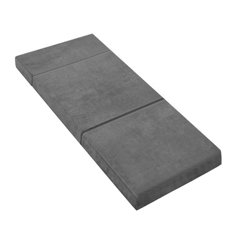 Image of Giselle Bedding Folding Foam Portable Mattress Grey