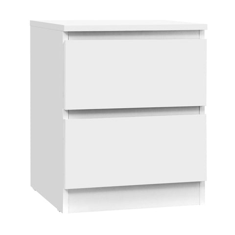 Image of Artiss Bedside Table Cabinet Lamp Side Tables Drawers Nightstand Unit White