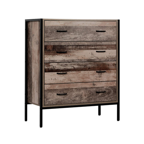 Image of Artiss 4 Chest of Drawers - BARNLY